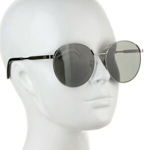 Gucci Silver Frame Sunglasses with Dark Lenses